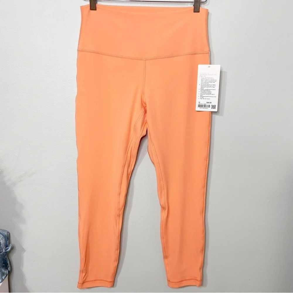 Lululemon Align High Rise Pants Leggings Sunny Coral 10 NWT
